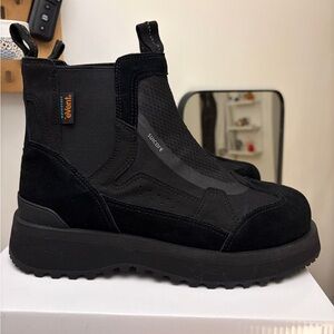 Suicoke Black Waterproof Chelsea Boot